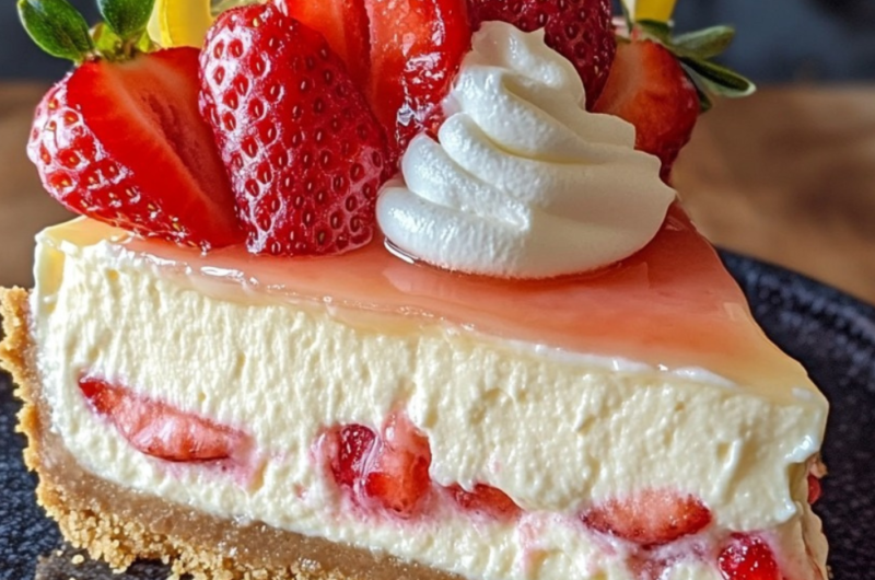 Strawberry Kiwi Dream Cheesecake Delight