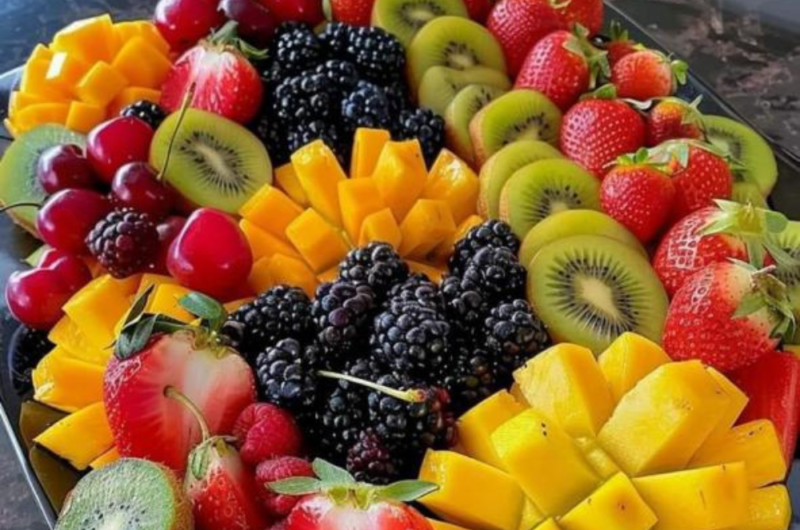 Vibrant fruit trays