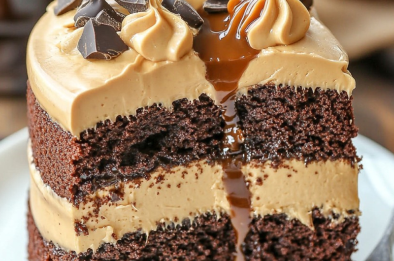 Dulce de Leche Mocha Cake 