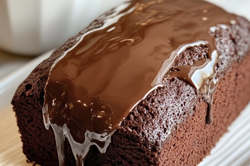 Chocolate Sour Cream Pound Cake 