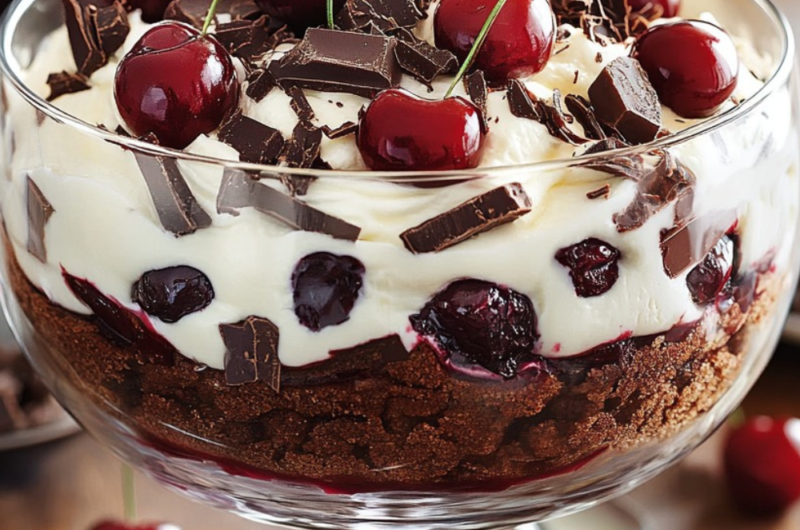 Easy Black Forest Trifle 