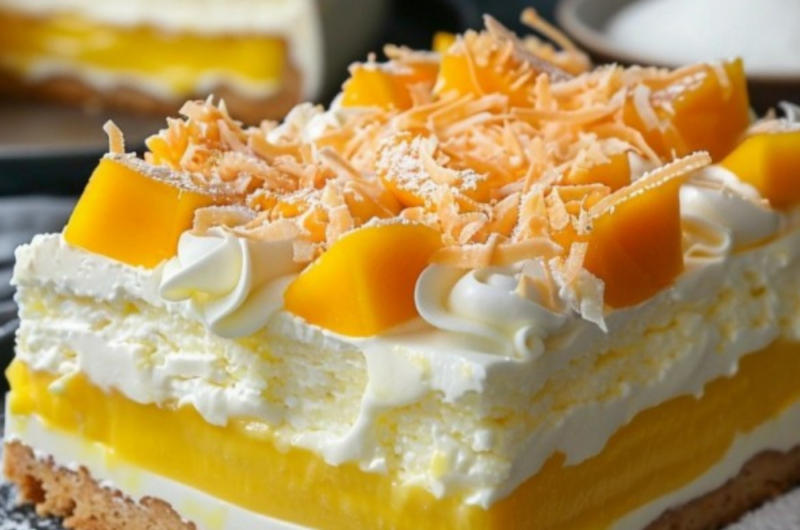  Mango Passionfruit Cheesecake Cake 