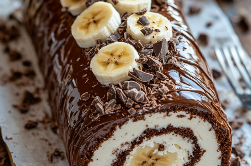 Banana Chocolate Fantasy Roll