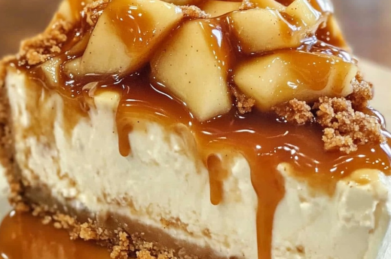 Gourmet Caramel Apple Cheesecake Extravaganza